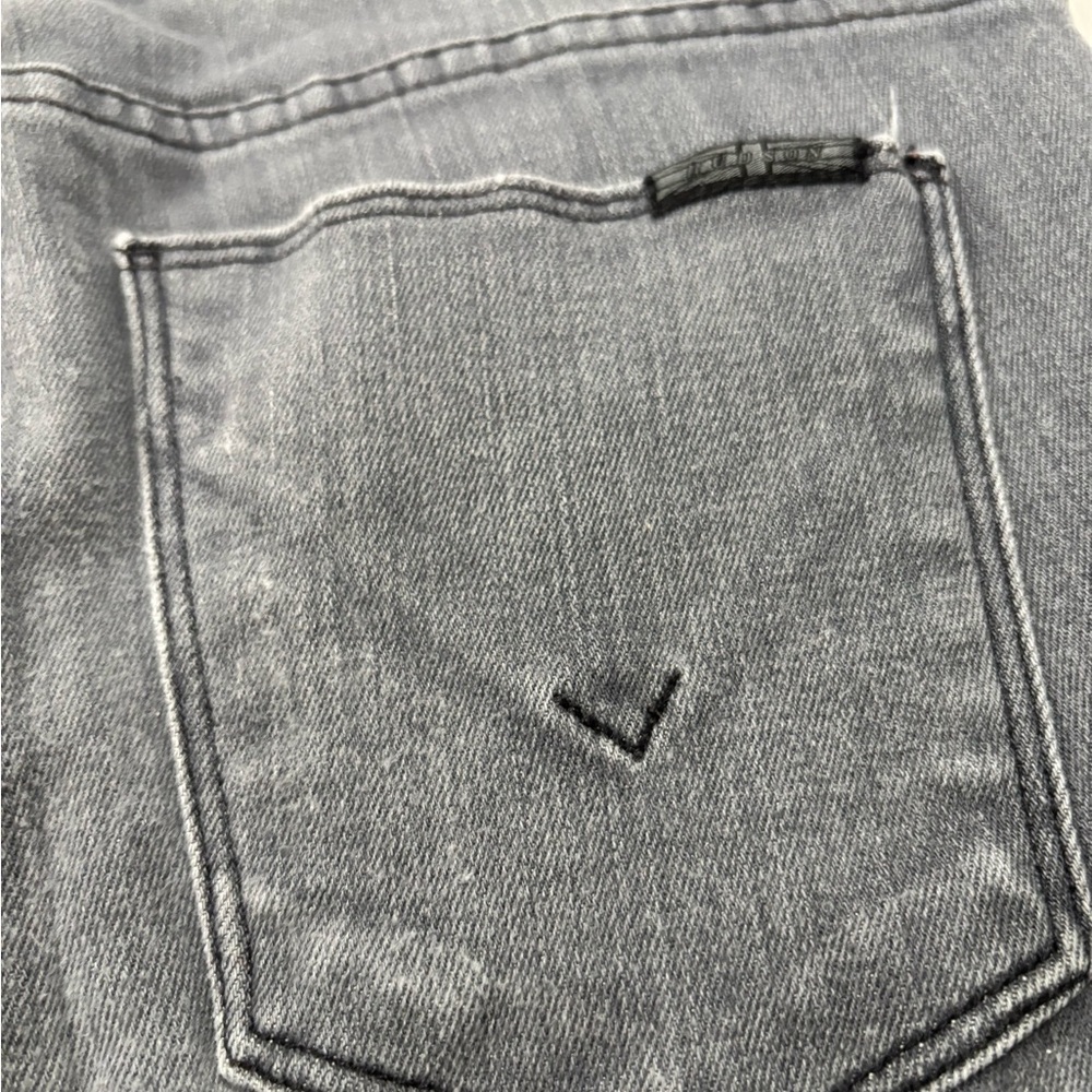 Hudson Stretch Skinny Jeans 27 Gray Mid Rise Made in USA - Picture 9 of 14